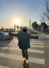 曦牧遙鑫月鑫大碼女裝2024秋冬毛毛雙排扣加厚大朵毛寬松復(fù)古時尚大外套 黑色 3XL 135-145 曬單實拍圖