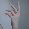 mini&yaya【免費刻字】999足銀情侶戒指男女款一對純銀對戒七夕情人節(jié)禮物 【刻字/賀卡/禮盒】簡單愛對戒 曬單實拍圖