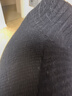 恒源祥打底毛衣100%羊毛半高領(lǐng)提花女式羊毛衫 黑色 165/88A  曬單實(shí)拍圖