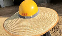 暢印安全帽帽檐建筑工地夏季遮陽(yáng)防曬帽男女通用防曬無(wú)頂大沿草帽圈 外直徑50厘米 曬單實(shí)拍圖