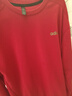 阿迪達斯 （adidas）春秋男裝圓領(lǐng)簡(jiǎn)約百搭紅色新年款運動(dòng)時(shí)尚潮流衛衣  M 曬單實(shí)拍圖