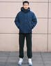 FILA 斐樂(lè)官方男士沖鋒衣兩件套2025冬季健身運(yùn)動(dòng)羽絨服上衣 曬單實(shí)拍圖