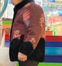 奉孝奶奶冬裝加絨加厚中老年人衣服媽媽外套冬季仿皮草大衣60-70歲女 花瓣紅＋（加絨褲子） 2XL (建議105-120斤) 曬單實拍圖
