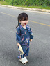 俠客小龜童裝女童春裝套裝新款兒童韓版牛仔兩件套洋氣小童三歲女寶寶衣服 藍(lán)色 100 曬單實(shí)拍圖