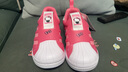 阿迪達斯（adidas）童鞋24春女童寶寶三葉草Hello Kitty貓款軟底貝殼頭學步鞋IF3555 曬單實拍圖