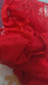 TINGE紅色內(nèi)褲女本命年女蕾絲結(jié)婚 邂逅深紅色+汐羽本命紅 L 曬單實(shí)拍圖