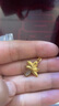 中國黃金（CHINA GOLD）白玉蘭黃金項鏈女足金和田玉吊墜母親節(jié)禮物送媽媽婆婆生日實用 【下單即享】中國黃金精美禮盒 曬單實拍圖