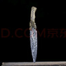 龍泉手工鍛打高檔菜刀肉聯(lián)廠屠宰豬牛羊放血尖刀肉攤剃骨分割肉刀廚師料理生魚(yú)片刀龍虎刀劍 羽毛滿(mǎn)紋銅柄剃骨刀 曬單實(shí)拍圖