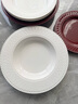 半物生活碗盤(pán)餐具釉下彩碗碟套裝喬遷之喜陶瓷碗筷碗具高級感飯碗盤(pán)子菜盤(pán) 巴洛克白色10寸草帽盤(pán)單只裝 曬單實(shí)拍圖