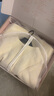 美洋（MEIYANG）霧凇鵝絨服【安心鵝絨】新中式提花圓領(lǐng)羽絨服外套 米白色 M 曬單實(shí)拍圖