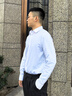 沙馳SATCHI男裝長(zhǎng)袖襯衫秋季新款商務(wù)正裝抗皺免燙白色襯衣男 漂白 41 曬單實(shí)拍圖