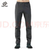 探拓（TECTOP）加絨保暖軟殼褲男防風(fēng)加厚徒步登山褲女戶(hù)外運動(dòng)褲子 男款深灰【加厚】 3XL 曬單實(shí)拍圖