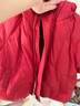 婧麒（JOYNCLEON）兒童羽絨服男童秋冬季白鴨絨保暖冬季外出三防外套女寶寶冬裝 紅色 90cm 曬單實拍圖