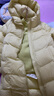 自巧小個(gè)子云朵泡芙加厚中長(cháng)款連帽羽絨服女2024冬裝新款保暖外套 香草黃 S (3碼) 曬單實(shí)拍圖