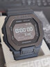 CASIO卡西歐40周年限定 GSHOCK計步潮汐藍牙小方塊學(xué)生手表男 GBX-100 GBX-100NS-1黑殼黑鋼圈 曬單實拍圖