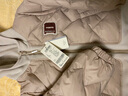 戴維貝拉（DAVE＆BELLA）男童拼接羽絨服休閑兒童連帽外套冬季新款小童衣服男寶寶上衣 杏色【現貨】 100 cm（建議身高90-100cm） 曬單實(shí)拍圖