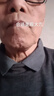 恒源祥100%純棉長袖T恤男士翻領(lǐng)Polo休閑百搭上衣HJ155 中灰 175/92A  曬單實拍圖
