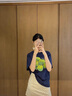 薩拉維夫半身裙2025春夏新款長(zhǎng)短款波點(diǎn)高腰顯瘦a字包臀裙子 黑色短裙 S 曬單實(shí)拍圖