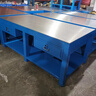 鉗工工作臺水磨重型鋼板模具車(chē)間焊接維修飛模臺虎鉗鉗工桌實(shí)訓桌 兩抽屜 2000x1200x800 曬單實(shí)拍圖