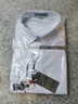 啄木鳥(niǎo)高端純棉DP免燙白色男士長(cháng)袖襯衫口袋商務(wù)休閑正裝職業(yè)工裝藍襯衣 長(cháng)袖款3KD13白色 43 曬單實(shí)拍圖