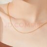六福珠寶足金肖邦鏈黃金女款項鏈素鏈 計價(jià) B01TBGN0008 43cm-4.45克(含工費236元) 曬單實(shí)拍圖