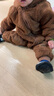 papa爬爬秋冬季男女寶寶動物爬服連體衣加厚抱抱絨保暖嬰兒哈衣 小熊寶寶 90cm 曬單實拍圖