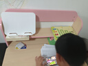童博士?jì)和瘜W(xué)習桌椅套裝可升降中小學(xué)生作業(yè)課桌小孩寫(xiě)字書(shū)桌椅一體 楹木護眼桌+乳膠追背椅粉 高顏值設計風(fēng)格 曬單實(shí)拍圖