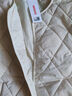 名創(chuàng)優(yōu)品（MINISO）外套秋冬女2024年新款菱格微皺質(zhì)感棉服女生保暖夾棉無(wú)領(lǐng)潮流棉衣 【無(wú)領(lǐng)棉服】米白色 M 160(體重105-125斤) 曬單實(shí)拍圖