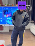 moodytiger兒童連帽衛(wèi)衣保暖防風(fēng)秋冬季親膚彈力男童上裝純色簡約女童運(yùn)動(dòng)衣 炭黑色 150 cm 曬單實(shí)拍圖