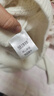 恒源祥【絞花純山羊絨】半高領(lǐng)羊絨衫女秋冬厚款保暖毛衣時(shí)尚外穿針織衫 海貝白 S /160/84A 曬單實(shí)拍圖