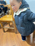 巴拉巴拉童裝兒童羽絨服新中式2024冬裝男童女童連帽國風(fēng)外套208424107228 曬單實(shí)拍圖
