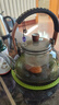 憶壺茶（YIHUTEA）蒸煮茶壺電陶爐加熱煮茶器玻璃泡茶壺家用燒水壺茶具套裝圍爐煮茶 蒸煮雙內(nèi)膽 壺+緇黑電陶爐 900ml 曬單實(shí)拍圖