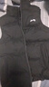 貴人鳥棉馬甲男冬季保暖上衣男青年時尚無袖外套休閑背心 黑色 XL  曬單實拍圖