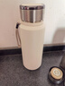 cica保溫杯男士大容量高顏值茶水分離燜泡茶杯學(xué)生水杯子2025新款 白色 1500ml （長(zhǎng)效保溫+帶茶隔) 曬單實(shí)拍圖
