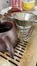古悅堂 宜興原礦紫砂分茶器茶海茶漏小號茶濾紫泥直口公道杯 紫泥直口公道杯 曬單實(shí)拍圖