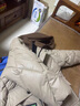 G.duck兒童棉服男童秋冬季外套中大童加厚冬裝大男童棉衣夾棉童裝 卡其 (加絨款) 140 cm 曬單實(shí)拍圖
