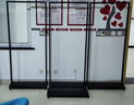 愛展架 麗屏展架戶外防風廣告立牌 易拉寶雙面KT板展示架門型落地式展架 80*180CM【超重防風款】 配滑輪 曬單實拍圖