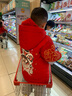 迪莎童話(huà)兒童漢服唐裝年服男女寶寶過(guò)年拜年服小中大童中國風(fēng)夾棉加厚外套 紅色 120 曬單實(shí)拍圖
