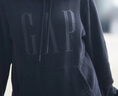 Gap男女裝字母logo印花連帽抓絨長袖口袋衛(wèi)衣上衣609135 灰色 S (165/88A) 亞洲尺碼 曬單實拍圖