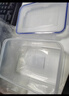 炬意（JY）食品級(jí)塑料收納盒密封保鮮分裝盒桌面小號(hào)冰箱冷凍可微波儲(chǔ)物餐盒 長方形400ml尺寸 13.5*8.5*5.5cm 透明 曬單實(shí)拍圖