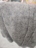 茵曼（INMAN）手工拉毛V領(lǐng)開(kāi)衫2025春秋女裝新款針織毛衣輕外套 灰色 L 曬單實(shí)拍圖