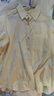 moussy新品非正式學(xué)院風(fēng)領(lǐng)帶寬松長(zhǎng)袖襯衫010GA730-6170 051淺黃色 均碼 曬單實(shí)拍圖