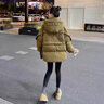 可蓓兒冬季保暖羽絨服女裝冬天流行風(fēng)格媽媽裝卡其色鴨絨服連帽外套 3XL 曬單實(shí)拍圖