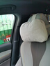 及火汽車(chē)頭枕奔馳邁巴赫車(chē)用護頸枕座椅靠枕腰靠駕駛車(chē)載頸枕柔軟舒適 麂皮絨頭枕【柔軟絨芯】/ 米白 1個(gè) 曬單實(shí)拍圖