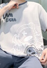 舍居男士睡衣夏季純棉短袖家居服男式青少年夏天薄款全棉可外穿套裝 xll142太空人（100%棉） 3XL 標(biāo)準(zhǔn)(高180-185 175-200斤) 曬單實(shí)拍圖