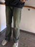 楠笙記牛仔褲男款2025新款春秋款直筒微喇男生美式高街潮牌痞帥炸街褲子 復(fù)古藍(lán) XL 曬單實(shí)拍圖