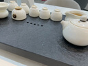 瀾翊天然整塊烏金石茶盤托盤儲水式干泡大號家用排水抽屜茶臺石材茶具 10火燒款60*30*3(帶接水盤) 曬單實拍圖
