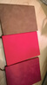 旭辰文具筆記本本子A5大紅色100張200頁(yè)加厚記事本羊巴皮面工作會(huì )議記錄本學(xué)生考研書(shū)寫(xiě)本辦公文具企業(yè)定制 曬單實(shí)拍圖
