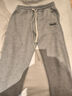 可口可樂(lè )（Coca-Cola）休閑褲男秋冬加絨加厚褲子衛褲直筒褲長(cháng)褲 灰色加絨 L(130-150斤) 曬單實(shí)拍圖