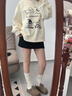 貓人襪子女中筒襪春夏純色棉襪長筒網紅款白色堆堆襪配勃肯鞋 【奶白+卡其+黑色】 3雙 均碼 （34-39碼） 曬單實拍圖
